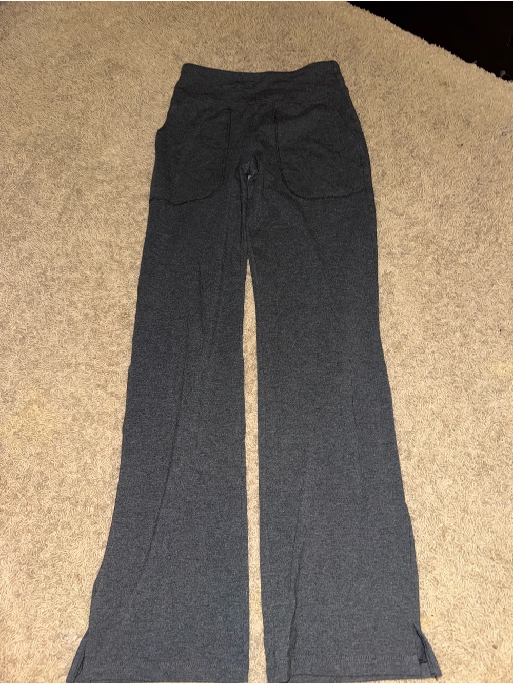 BCG Dark Gray Wide-Leg Pants
